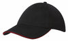 Brushed Cotton Sandwich Peak Cap