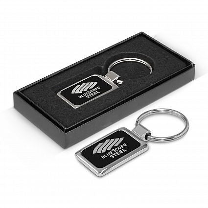 Laser Etched Metal Key Ring