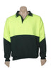 Long Sleeve Fluro Fleece Contrast Top