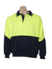 Long Sleeve Fluro Fleece Contrast Top