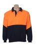 Long Sleeve Fluro Fleece Contrast Top