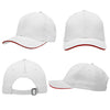 Brushed Cotton Sandwich Peak Cap